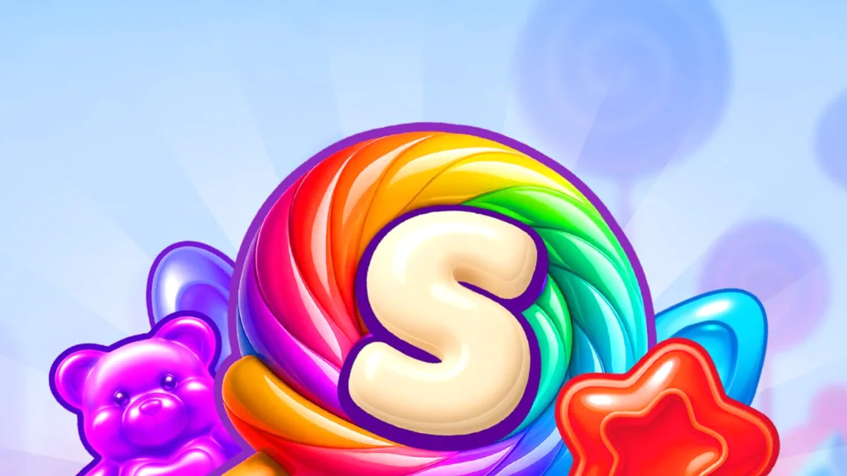 Interface do jogo Sugar Merge Up em um smartphone